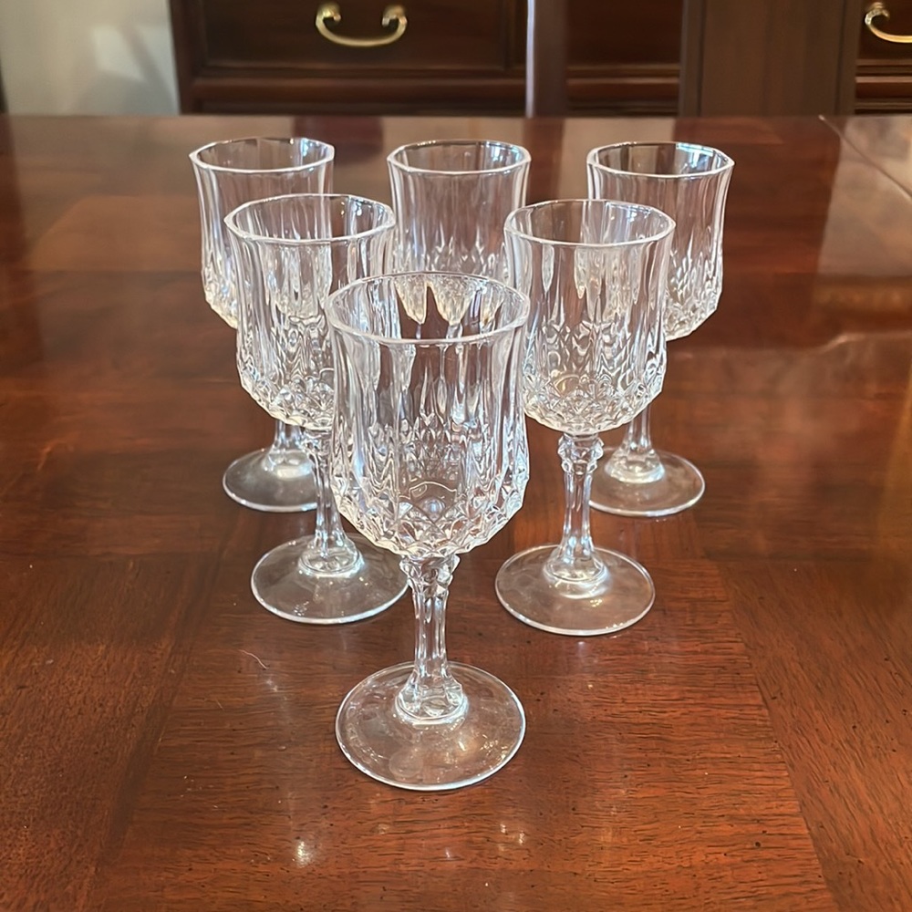Cristal D'Arques Longchamp Footed Liqueur Glasses